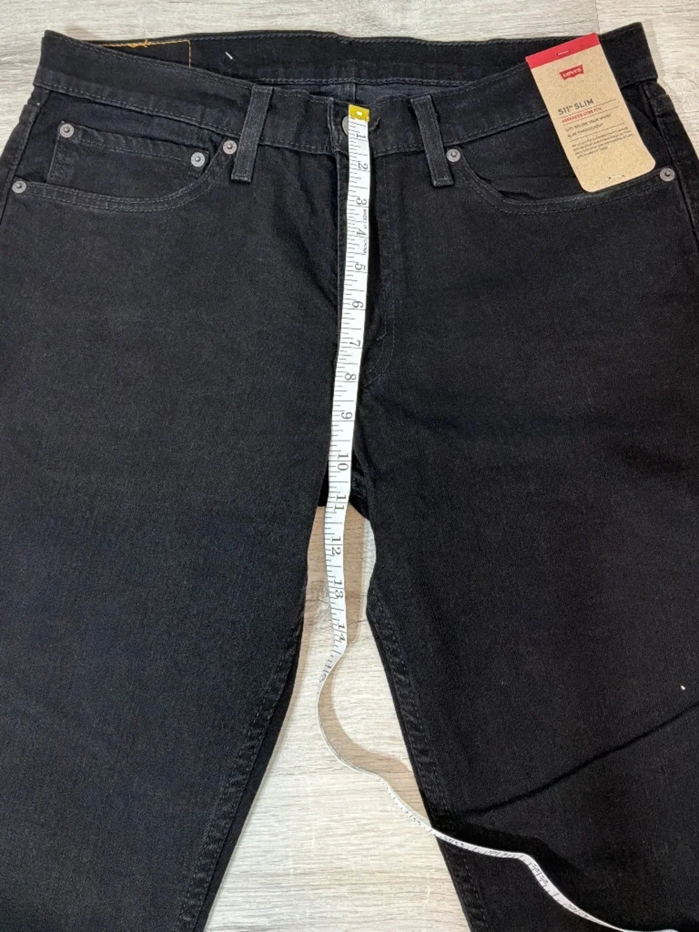 NWT Levi’s Black 511 Slim Stretch Jeans Size 34 x 32